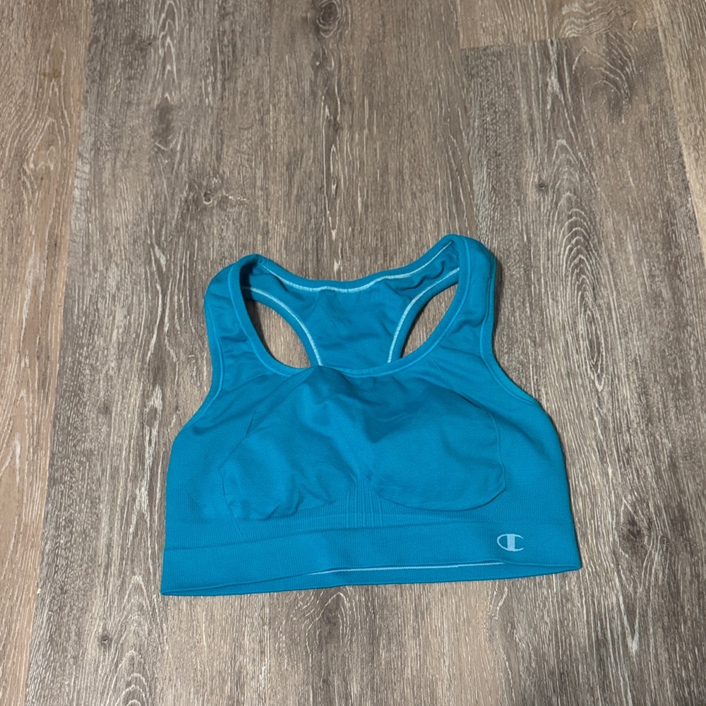 Champion Women's Teal Sports Bra. Size Small.